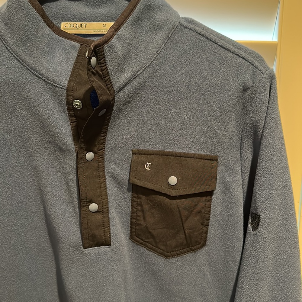 Soft Button Up Pullover - Picture 2 of 8